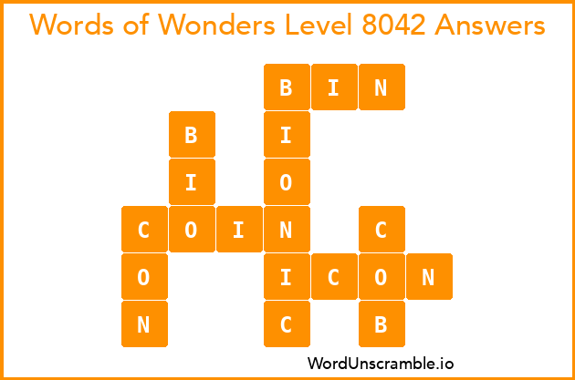 Words of Wonders Level 8042 Answers