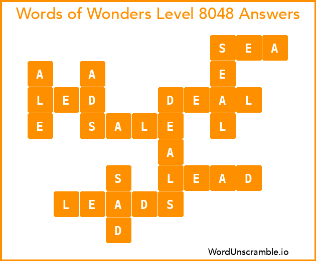 Words of Wonders Level 8048 Answers