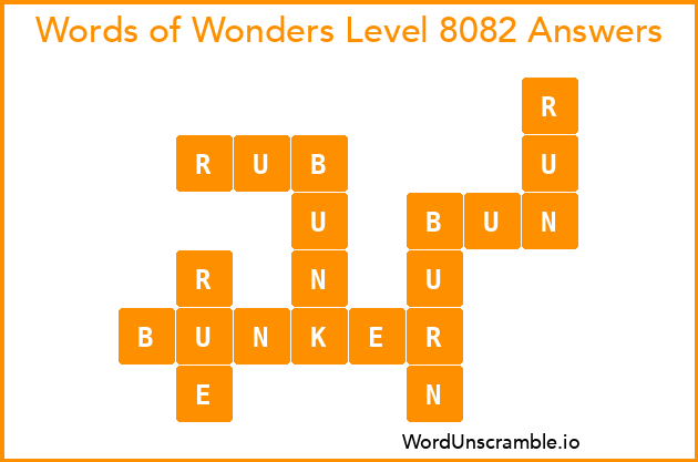 Words of Wonders Level 8082 Answers