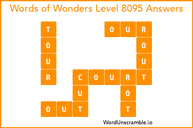 Words of Wonders Level 8095 Answers