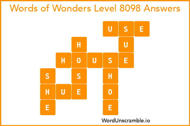 Words of Wonders Level 8098 Answers