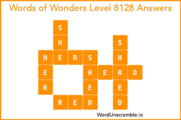 Words of Wonders Level 8128 Answers