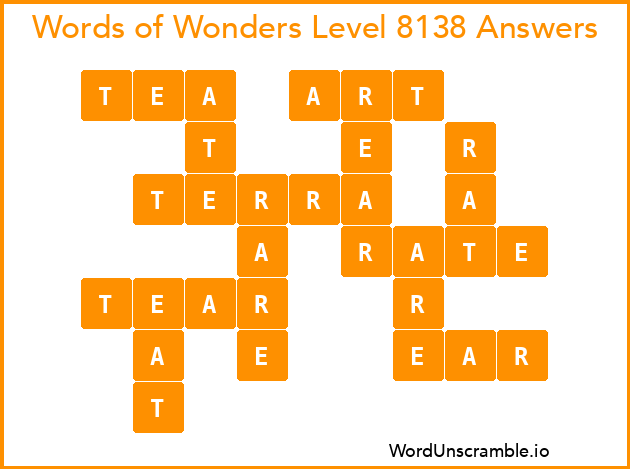 Words of Wonders Level 8138 Answers