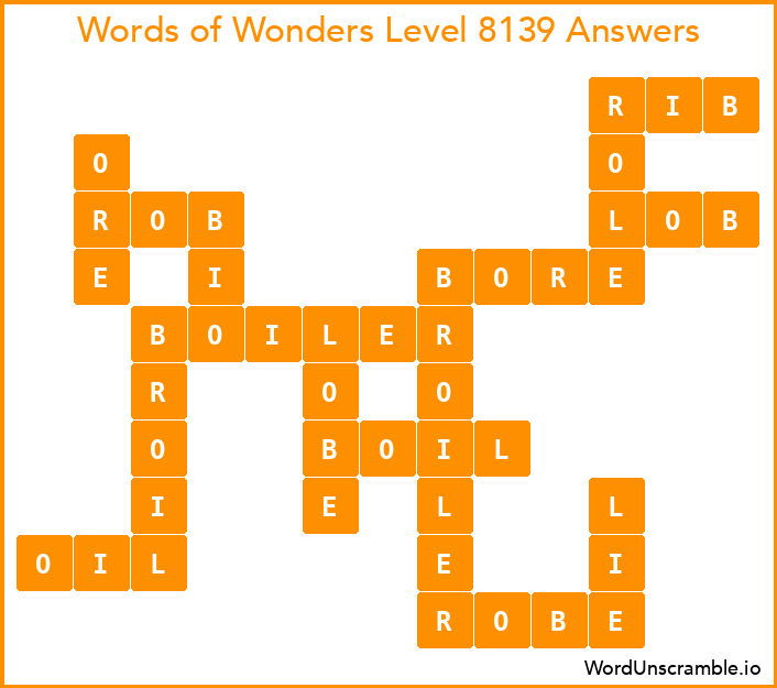 Words of Wonders Level 8139 Answers