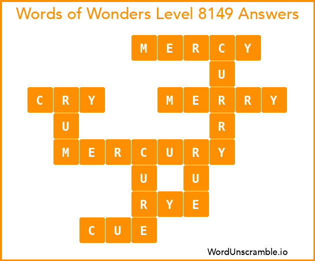 Words of Wonders Level 8149 Answers