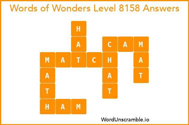 Words of Wonders Level 8158 Answers