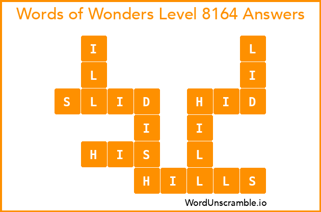 Words of Wonders Level 8164 Answers