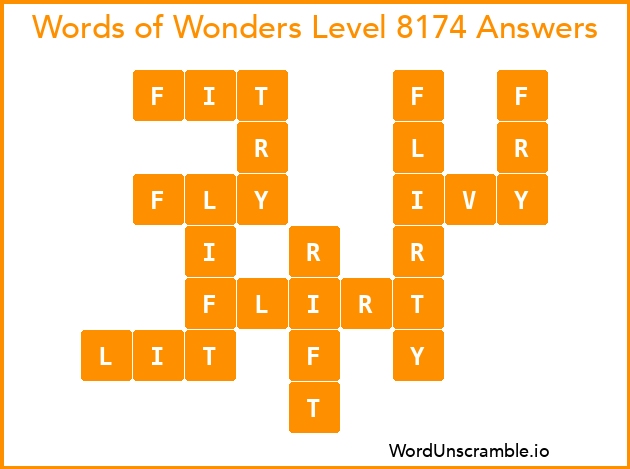 Words of Wonders Level 8174 Answers