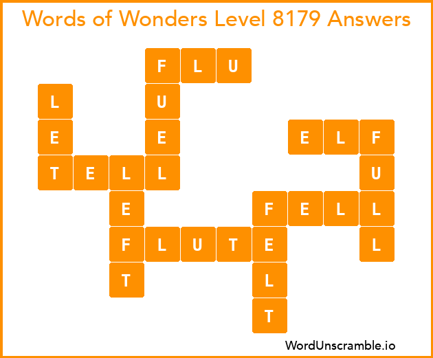 Words of Wonders Level 8179 Answers