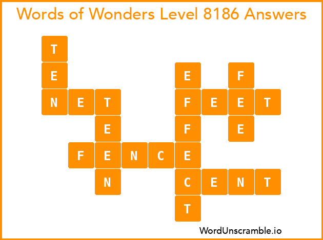 Words of Wonders Level 8186 Answers