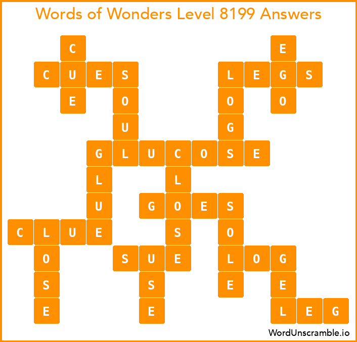 Words of Wonders Level 8199 Answers