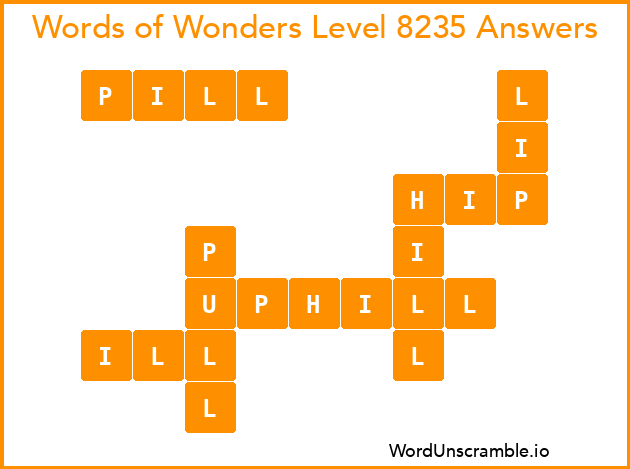 Words of Wonders Level 8235 Answers