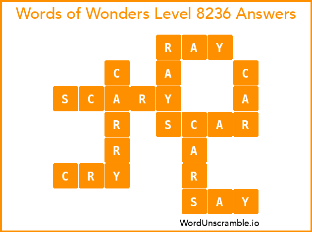 Words of Wonders Level 8236 Answers