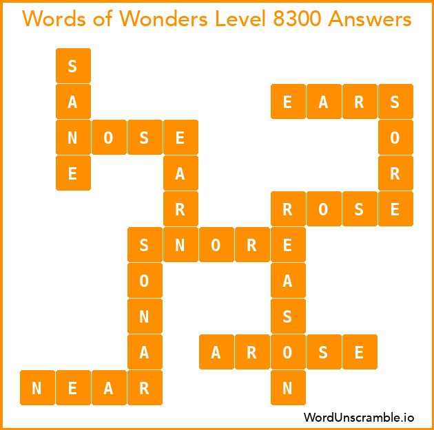 Words of Wonders Level 8300 Answers