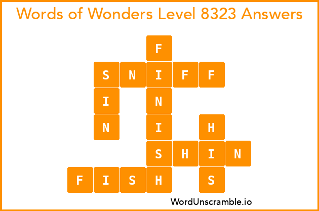 Words of Wonders Level 8323 Answers