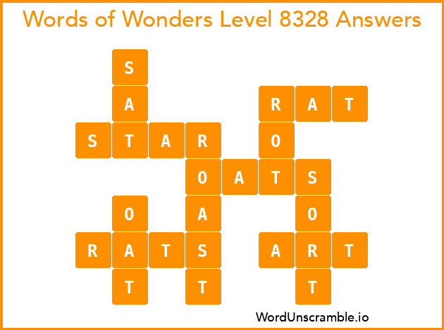 Words of Wonders Level 8328 Answers