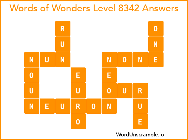 Words of Wonders Level 8342 Answers