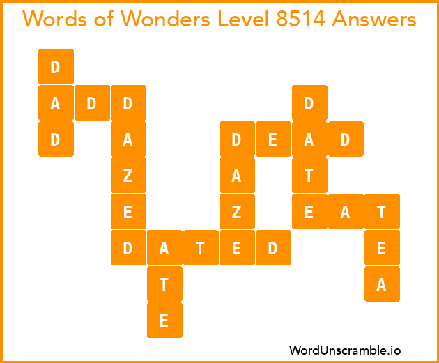 Words of Wonders Level 8514 Answers