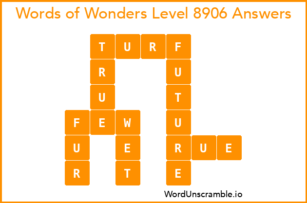 Words of Wonders Level 8906 Answers