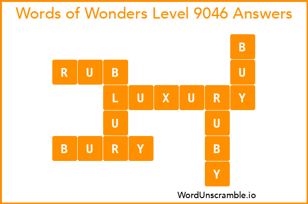 Words of Wonders Level 9046 Answers