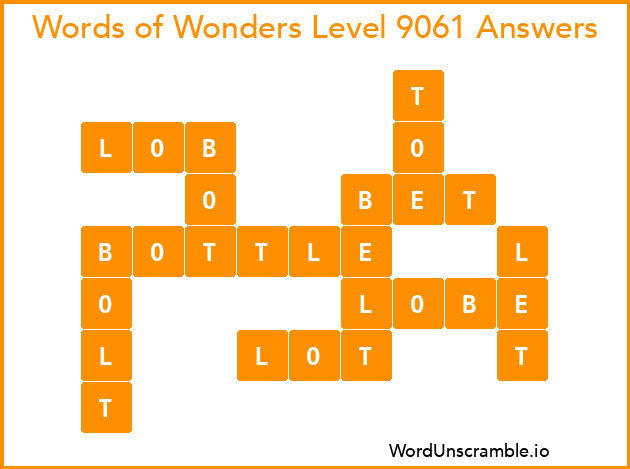 Words of Wonders Level 9061 Answers