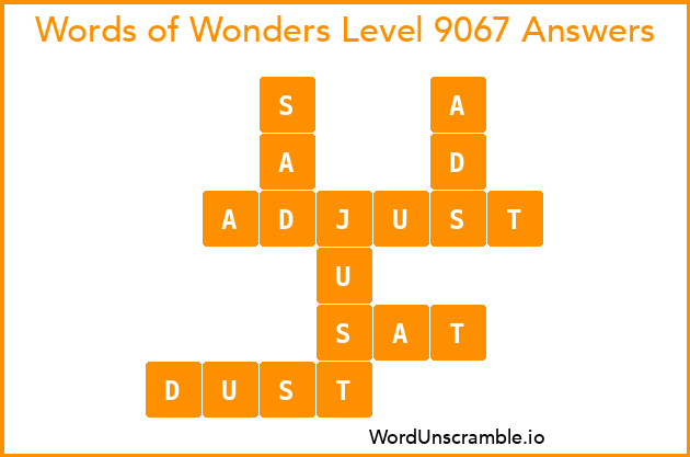Words of Wonders Level 9067 Answers