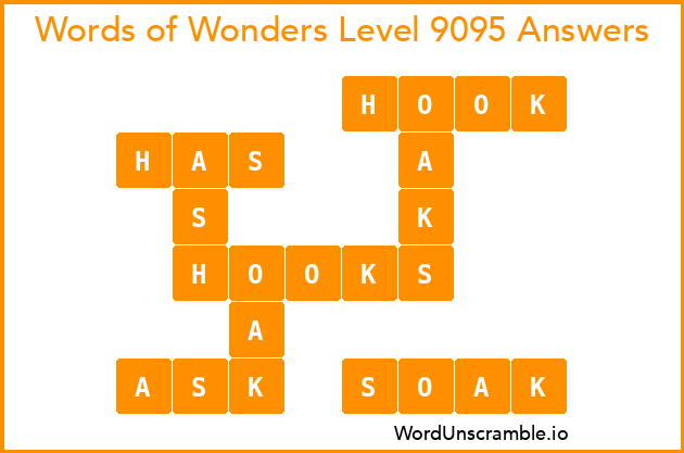 Words of Wonders Level 9095 Answers