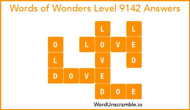 Words of Wonders Level 9142 Answers