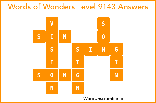 Words of Wonders Level 9143 Answers