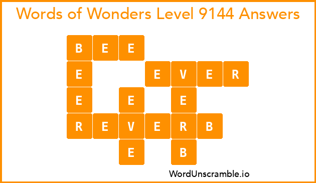 Words of Wonders Level 9144 Answers