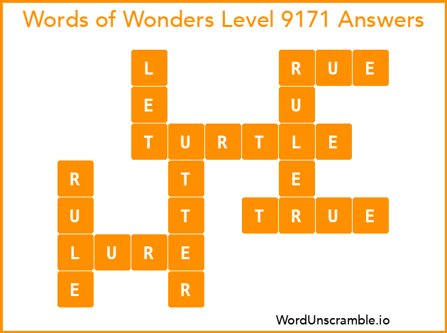 Words of Wonders Level 9171 Answers