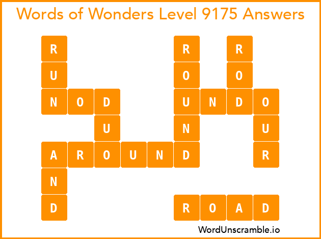 Words of Wonders Level 9175 Answers
