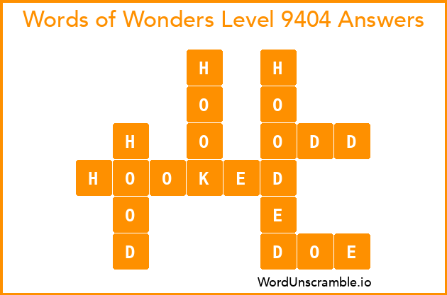 Words of Wonders Level 9404 Answers
