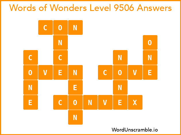 Words of Wonders Level 9506 Answers