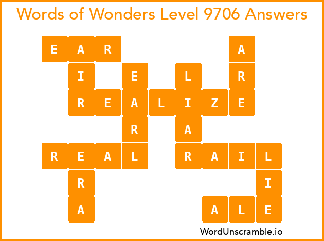 Words of Wonders Level 9706 Answers
