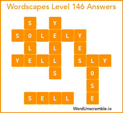 Wordscapes Level 146 Answers