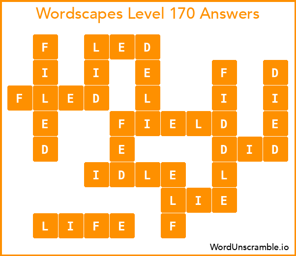 Wordscapes Level 170 Answers