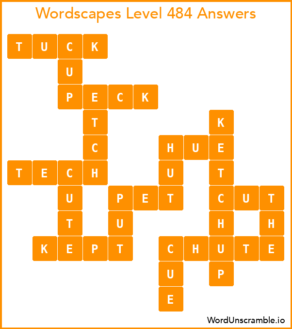 Wordscapes Level 484 Answers