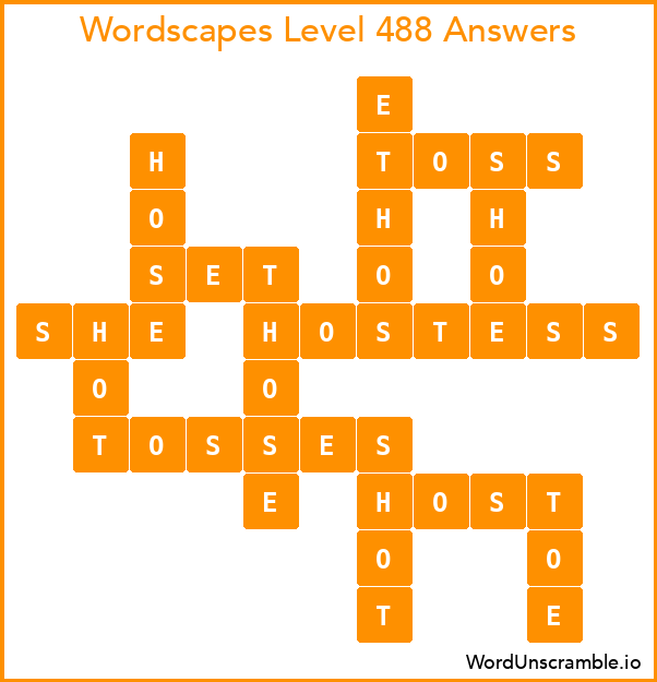 Wordscapes Level 488 Answers