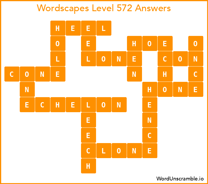 Wordscapes Level 572 Answers
