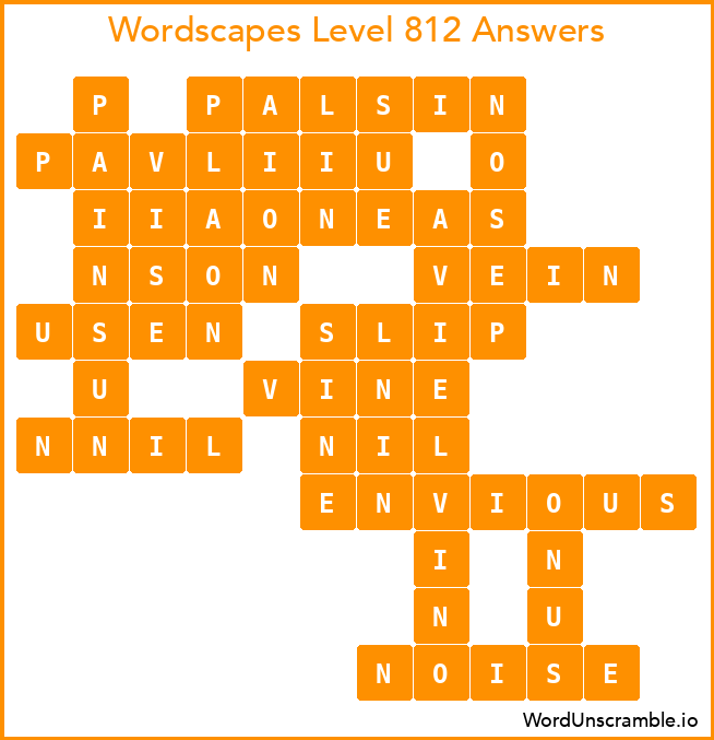 Wordscapes Level 812 Answers