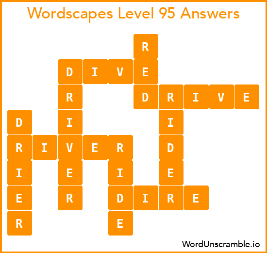 Wordscapes Level 95 Answers