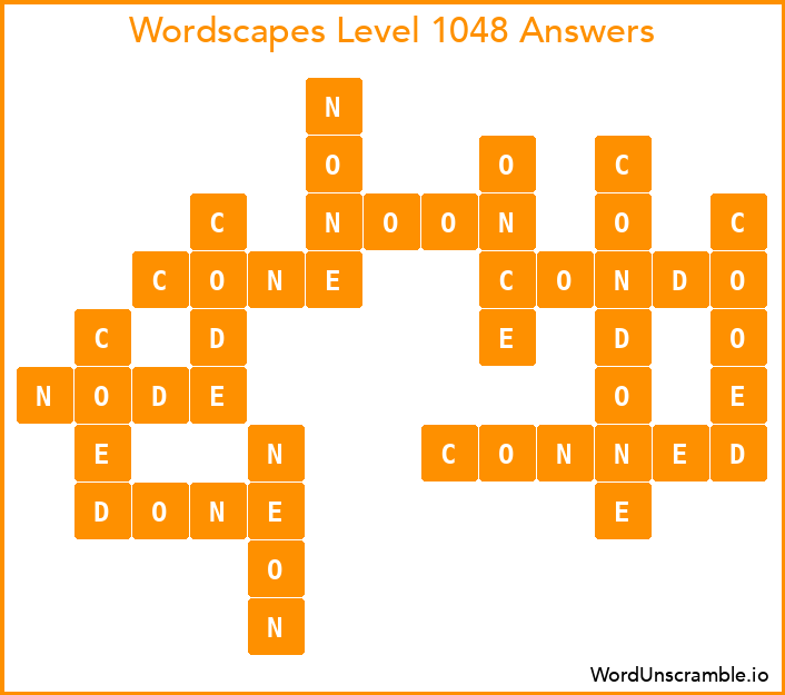 Wordscapes Level 1048 Answers