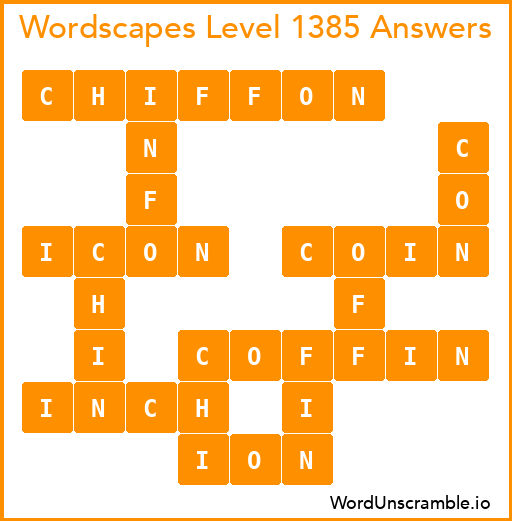 Wordscapes Level 1385 Answers