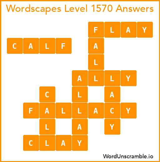 Wordscapes Level 1570 Answers