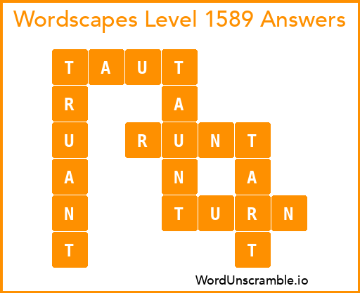 Wordscapes Level 1589 Answers