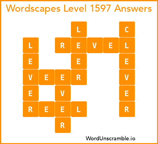 Wordscapes Level 1597 Answers