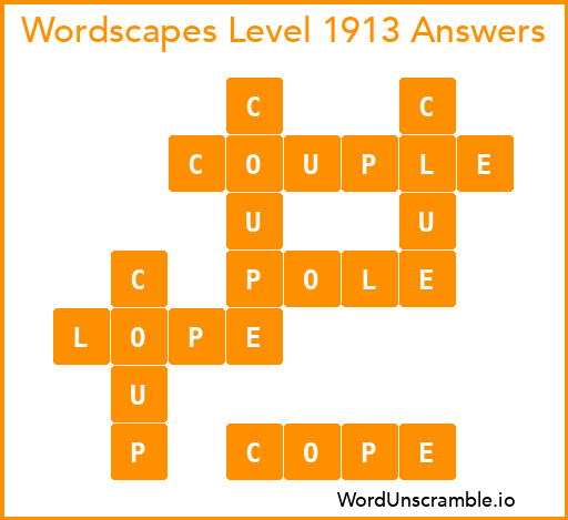 Wordscapes Level 1913 Answers