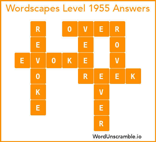 Wordscapes Level 1955 Answers