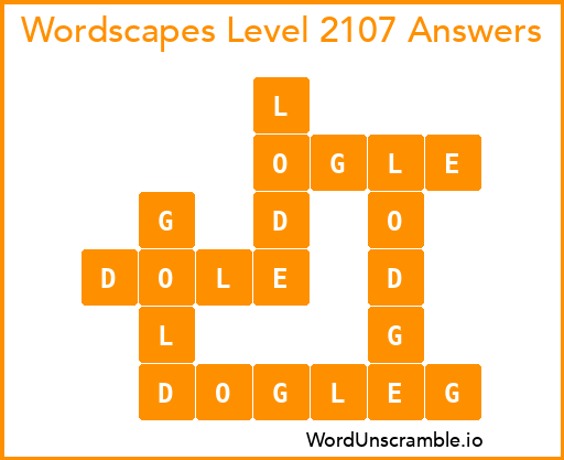Wordscapes Level 2107 Answers